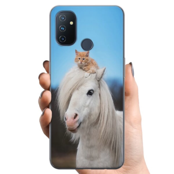 OnePlus Nord N100 TPU Mobilcover Hest & Kat