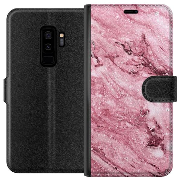 Kompatibelt Lommeboketui til Samsung Galaxy S9+ Rosa