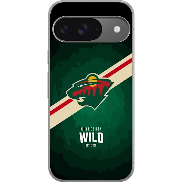 Google Pixel 9 Gjennomsiktig deksel Minnesota Wild (NHL)