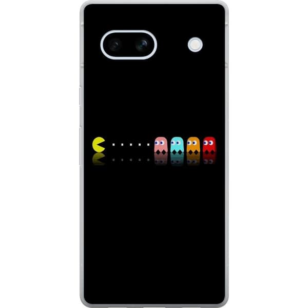 Kompatibelt Mobildeksel til Google Pixel 7a Retro spelkaraktärer rad