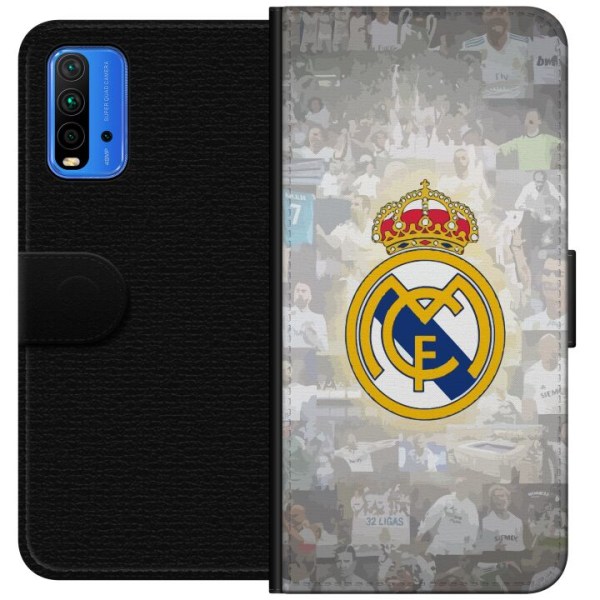 Xiaomi Redmi Note 9 4G Lompakkokotelo Real Madrid