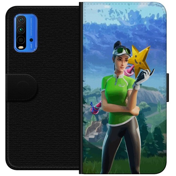 Xiaomi Redmi Note 9 4G Tegnebogsetui Fortnite