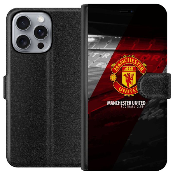 Apple iPhone 16 Pro Max Lommeboketui Manchester United FC