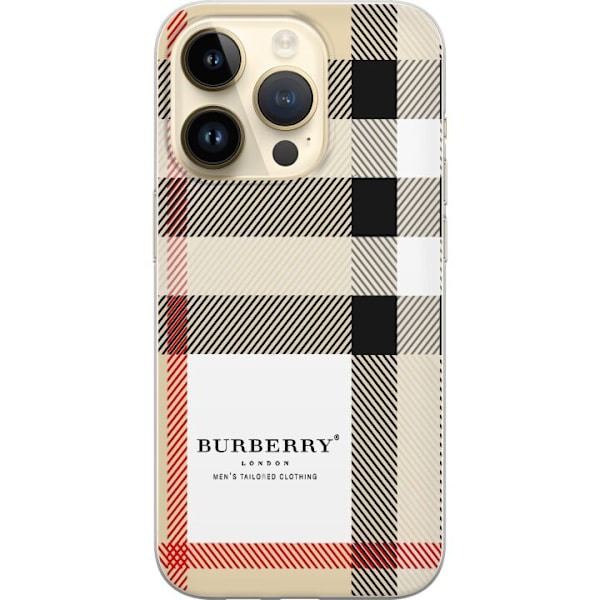 Apple iPhone 14 Pro Genomskinligt Skal Burberry