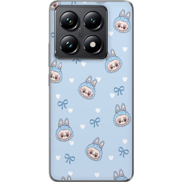 Xiaomi 14T Läpinäkyvä kuori Labubu Tuli Henki