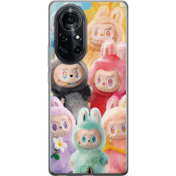 Huawei nova 8 Pro Genomskinligt Skal Labubu Sketch Style – Handritat monster i tusch