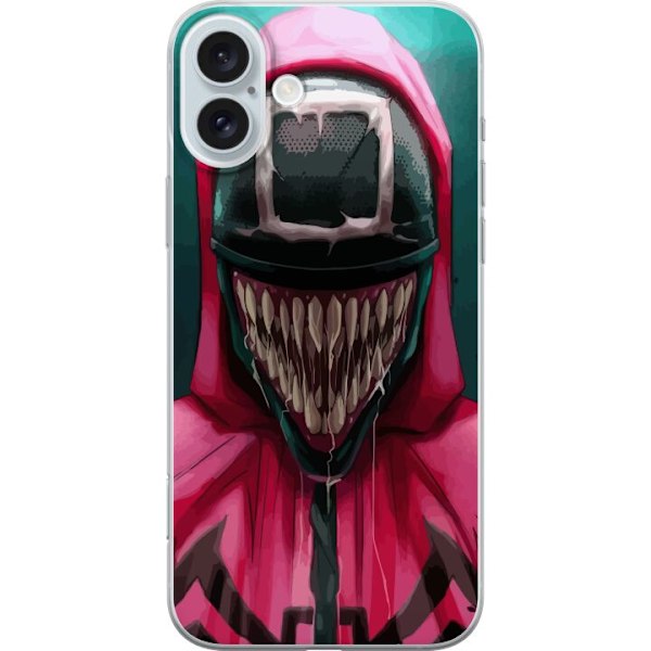 Apple iPhone 16 Plus Gennemsigtig cover Squid Game Venom