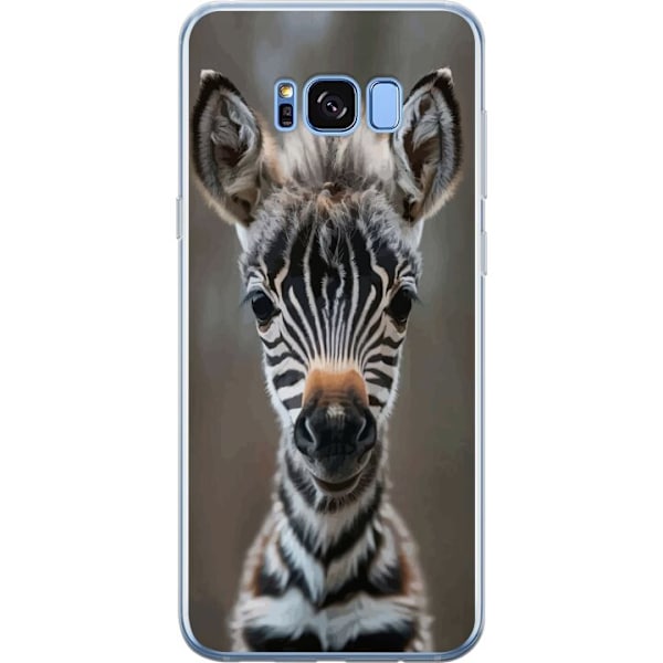 Samsung Galaxy S8+ Genomskinligt Skal Giraff Djurmotiv Afrika Natur Grafiskt Motiv Savann Vilda Djur Populär Väggkonst Exotiskt Tema