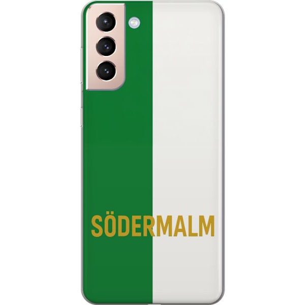 Samsung Galaxy S21 Läpinäkyvä kuori Södermalm - jalkapallo