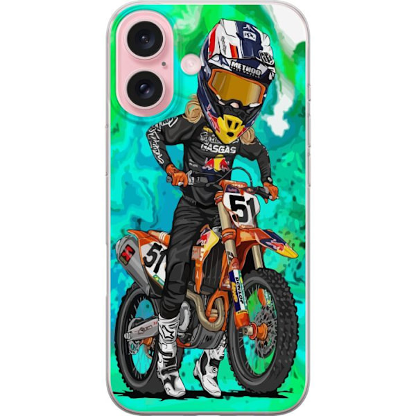 Apple iPhone 16 Gennemsigtig cover Justin Barcia