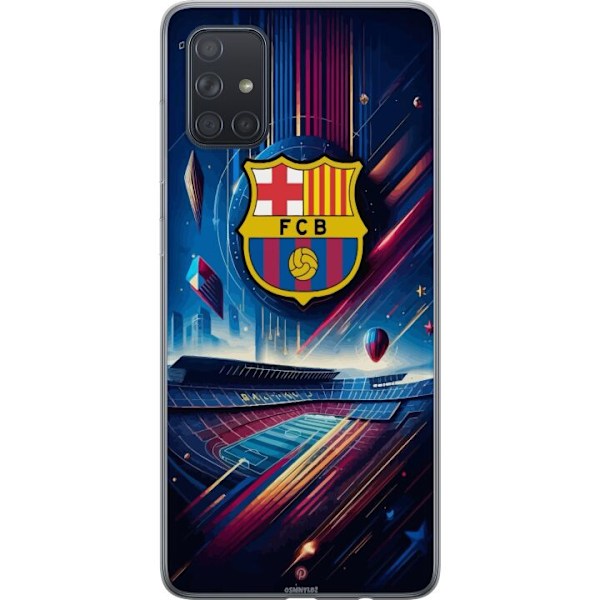 Samsung Galaxy A71 Genomskinligt Skal FC Barcelona