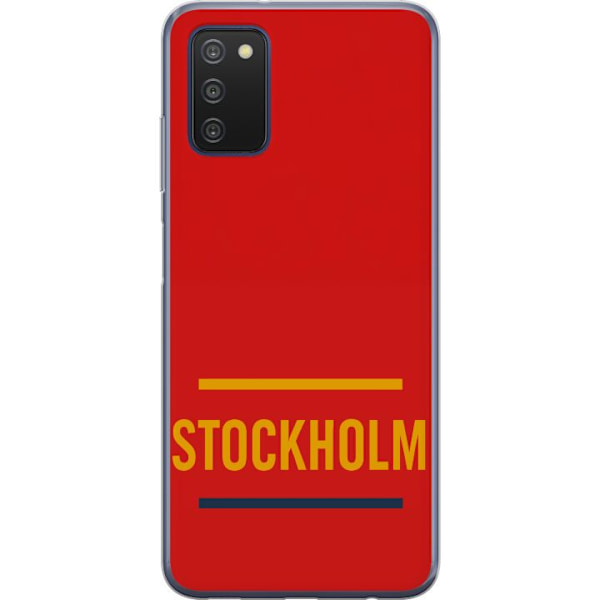 Samsung Galaxy A03s Gennemsigtig cover Stockholm – Hockey