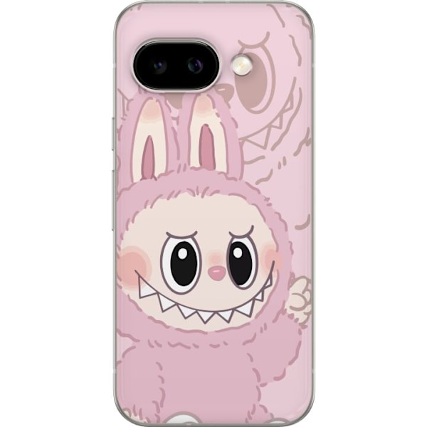 Google Pixel 9a Läpinäkyvä kuori Labubu Floral Freak