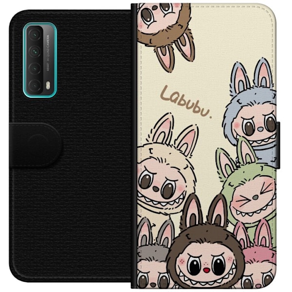 Huawei P smart 2021 Lommeboketui Labubu Pastel Collection