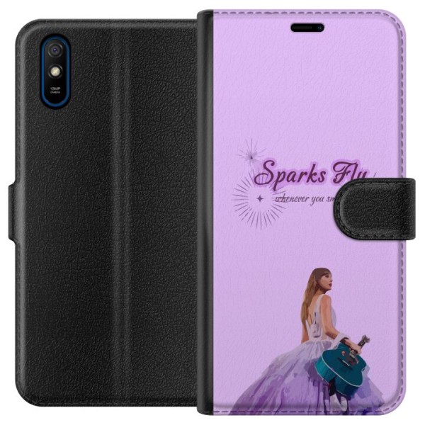 Xiaomi Redmi 9A Tegnebogsetui Taylor Swift - Sparks Fly