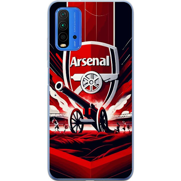 Xiaomi Redmi 9T Genomskinligt Skal Arsenal