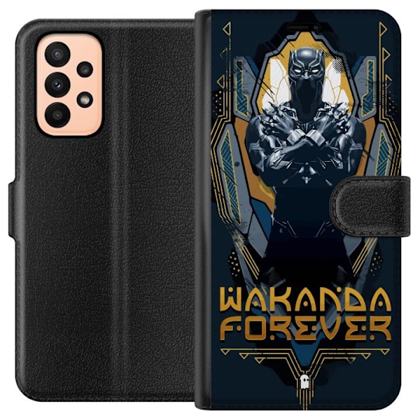 Samsung Galaxy A23 Tegnebogsetui Black Panther: Wakanda Forever