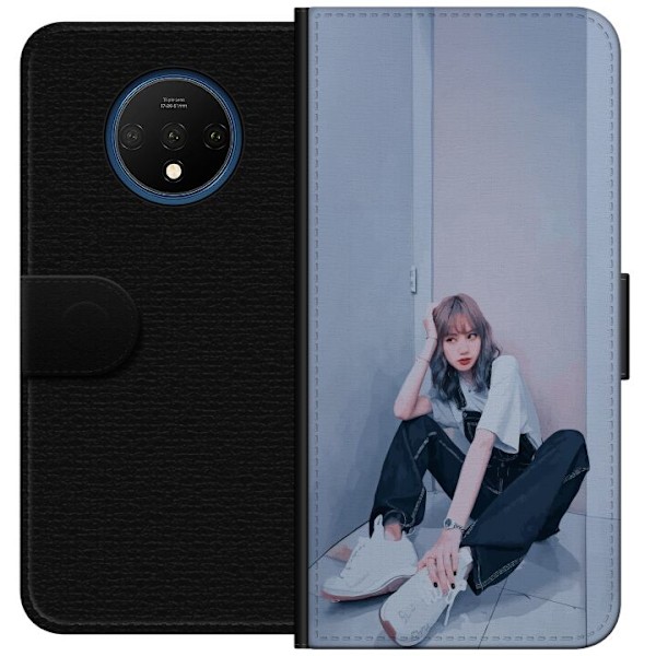 OnePlus 7T Tegnebogsetui Lisa from Blackpink – K-pop Style Icon