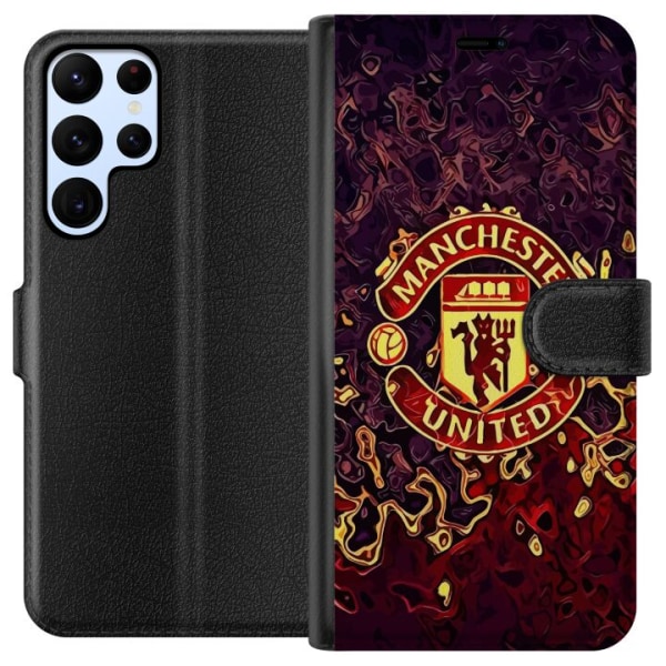 Samsung Galaxy S22 Ultra 5G Plånboksfodral Manchester United