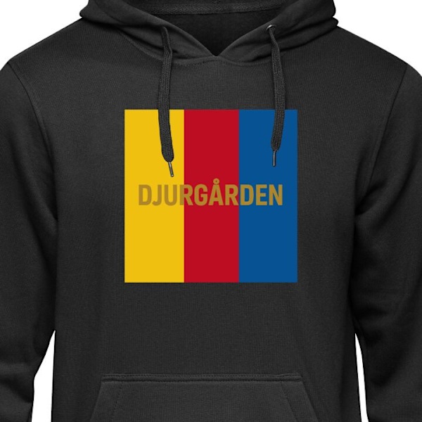 Hoodie til Voksen | Behagelig Hættetrøje Djurgården - fodbo sort S