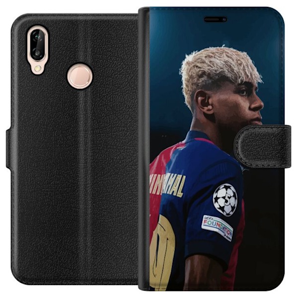 Huawei P20 lite Lompakkokotelo Lamine Yamal - Barcelonan ihmel