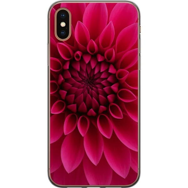 Apple iPhone X Genomskinligt Skal Rosecore
