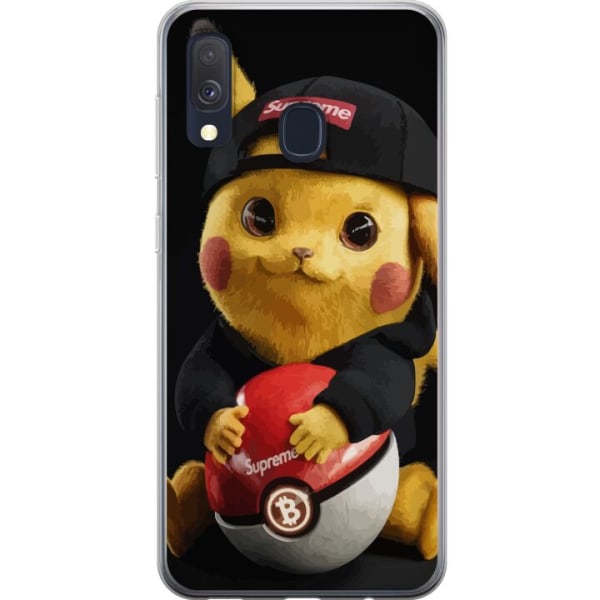Samsung Galaxy A40 Gennemsigtig cover Pikachu Supreme