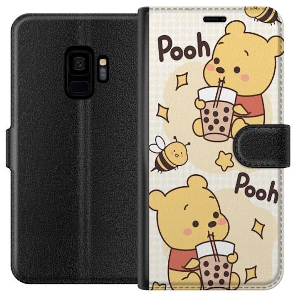 Samsung Galaxy S9 Tegnebogsetui Nalle Pooh-stil - klassisk bjørnemotiv i en ny fortolkning