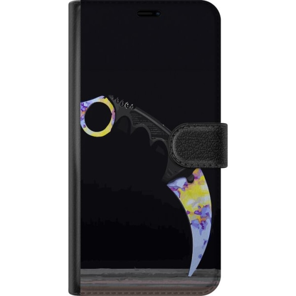Xiaomi Mi 10 Lite 5G Lompakkokotelo Karambit / Butterfly / M9