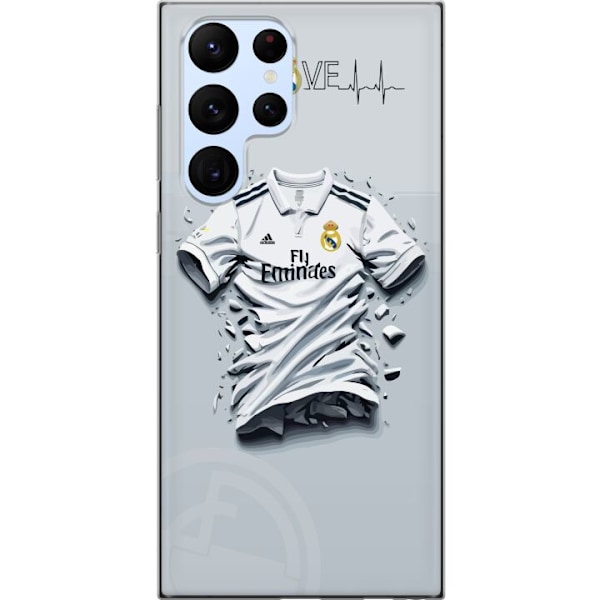 Samsung Galaxy S22 Ultra 5G Läpinäkyvä kuori Real Madrid