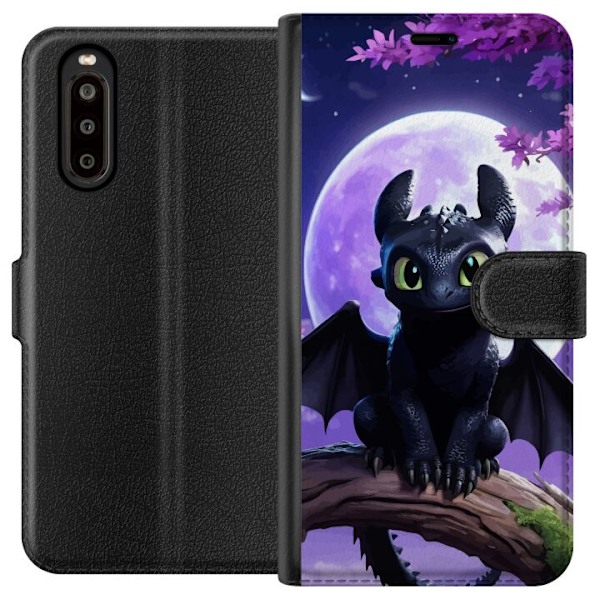Sony Xperia 10 II Tegnebogsetui Dragetræneren
