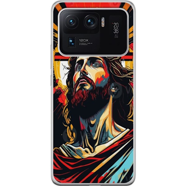 Xiaomi Mi 11 Ultra Läpinäkyvä kuori Jeesus ja Kortti - uskonnollinen motiivi syvällä symboliikalla