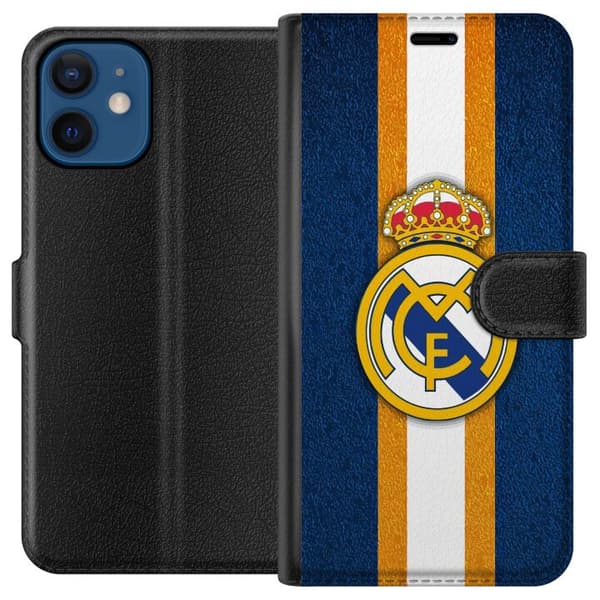 Kompatibelt Plånboksfodral till Apple iPhone 12 mini Real Madrid CF