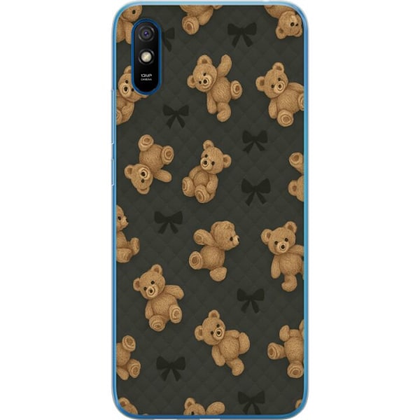 Xiaomi Redmi 9AT Genomskinligt Skal Teddy Hugs