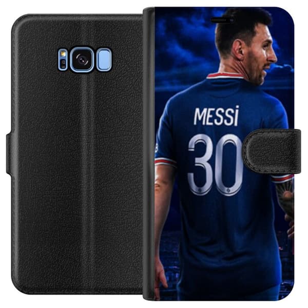 Kompatibelt Plånboksfodral till Samsung Galaxy S8 Lionel Messi