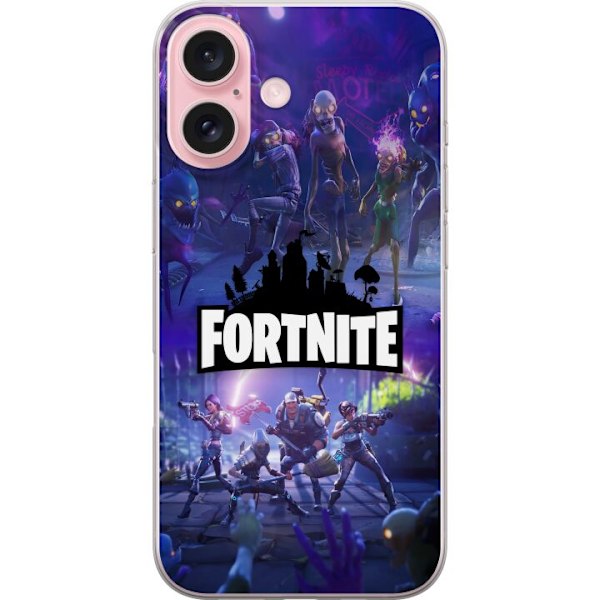 Apple iPhone 16 Gennemsigtig cover Fortnite