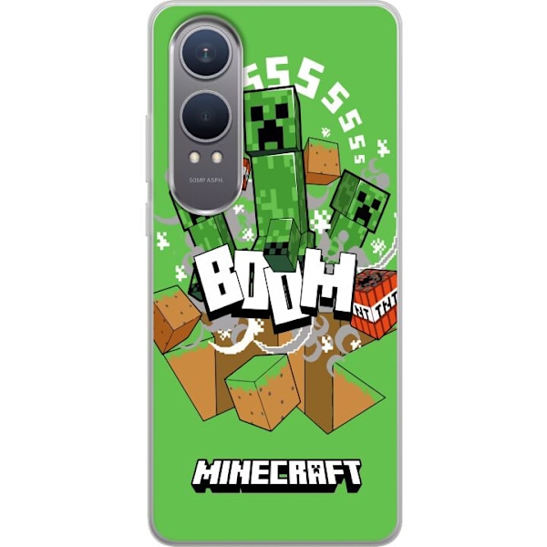 OnePlus Nord CE4 Lite Gjennomsiktig deksel Minecraft Boom