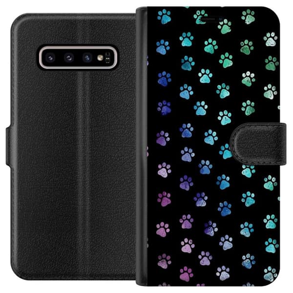Kompatibelt Lommeboketui til Samsung Galaxy S10+ Koppar