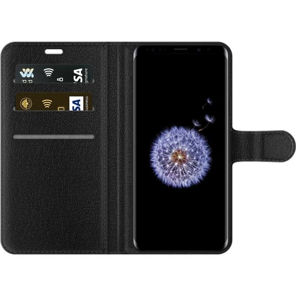 Kompatibel Tegnebogsetui til Samsung Galaxy S9+ Jul pink