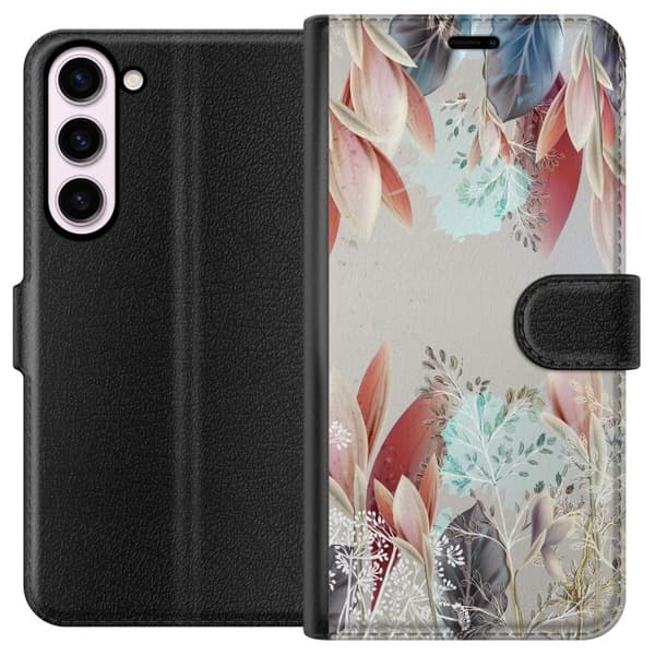 Kompatibelt Plånboksfodral till Samsung Galaxy S23+ Blommor