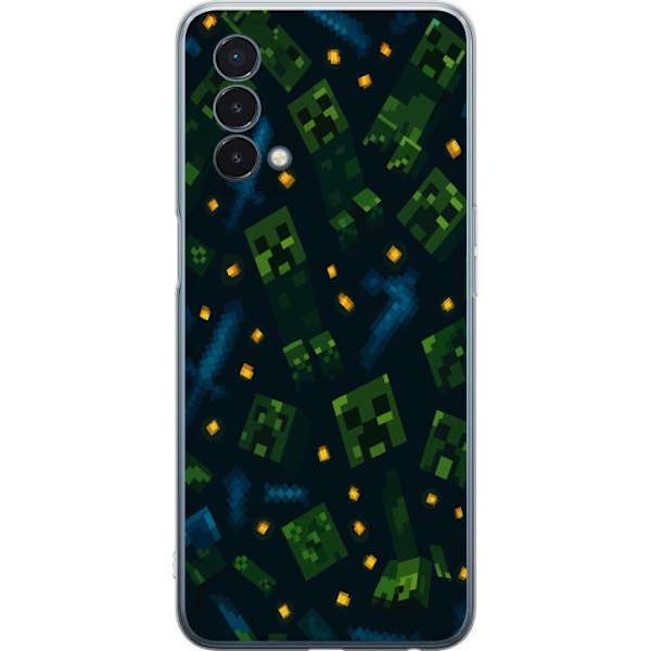 OnePlus Nord N200 5G Läpinäkyvä kuori Minecraft Dungeons Mob