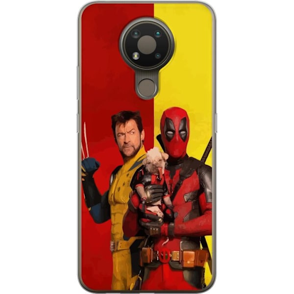 Nokia 3.4 Gennemsigtig cover Deadpool & Wolverine