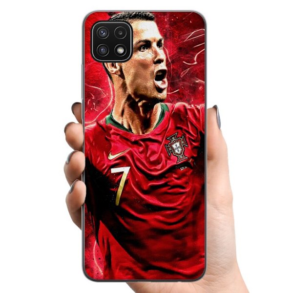 Samsung Galaxy A22 5G TPU Mobilskal Cristiano Ronaldo