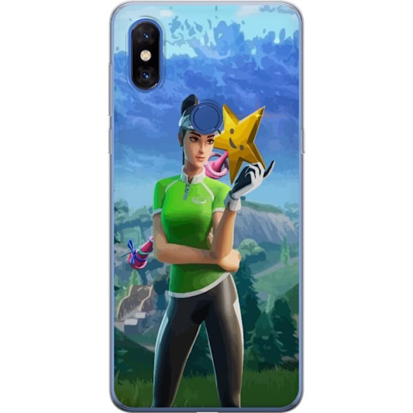 Xiaomi Mi Mix 3 Läpinäkyvä kuori Fortnite