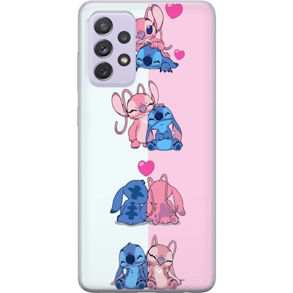 Samsung Galaxy A52s 5G Läpinäkyvä kuori Lilo & Stitch