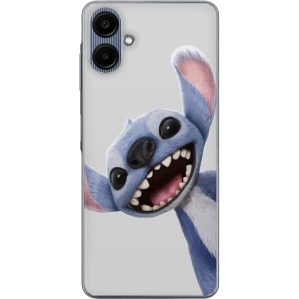 Samsung Galaxy A06 Läpinäkyvä kuori Stitch liikkeessä - Kawaii-suunnittelu faneille ja lapsille