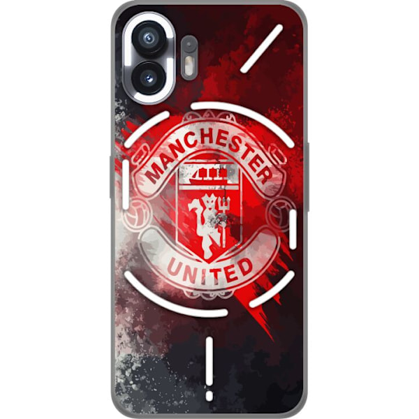 Nothing Phone (2) Genomskinligt Skal Manchester United