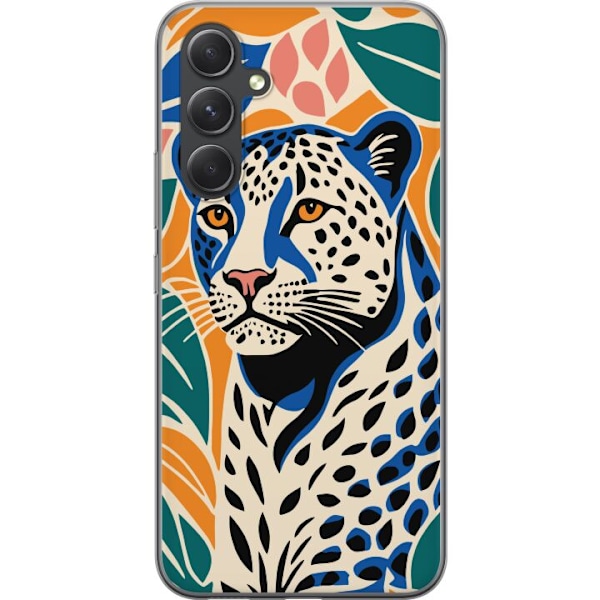 Samsung Galaxy S25+ Gjennomsiktig deksel Majestetisk Leopard