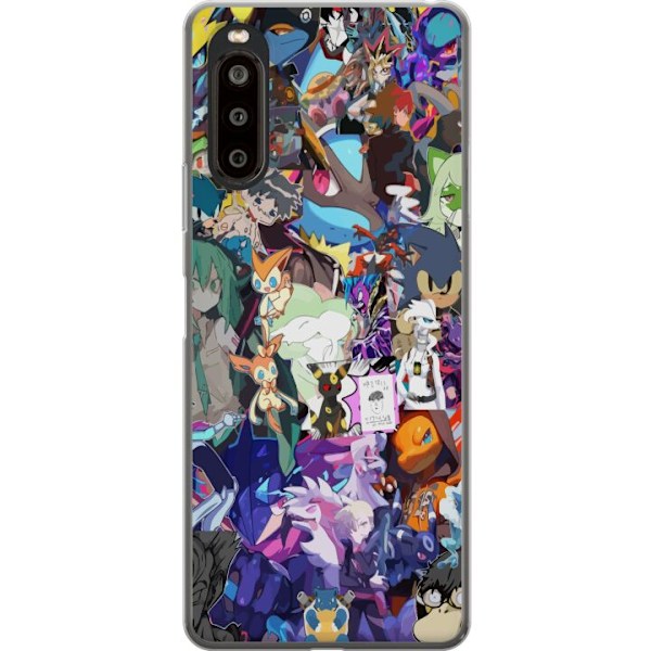 Sony Xperia 10 II Gennemsigtig cover Pokémon Blaze