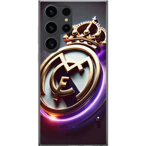 Samsung Galaxy S24 Ultra Läpinäkyvä kuori Real Madrid CF